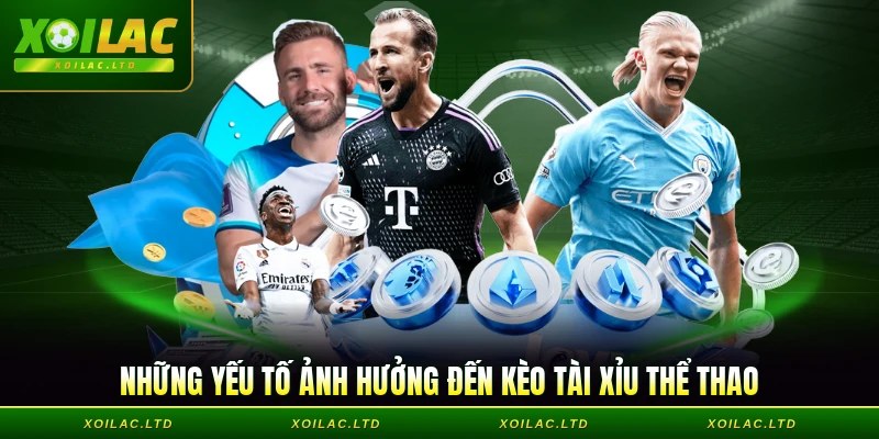 Kèo tài xỉu chịu nhiều tác động từ các yếu tố khác nhau